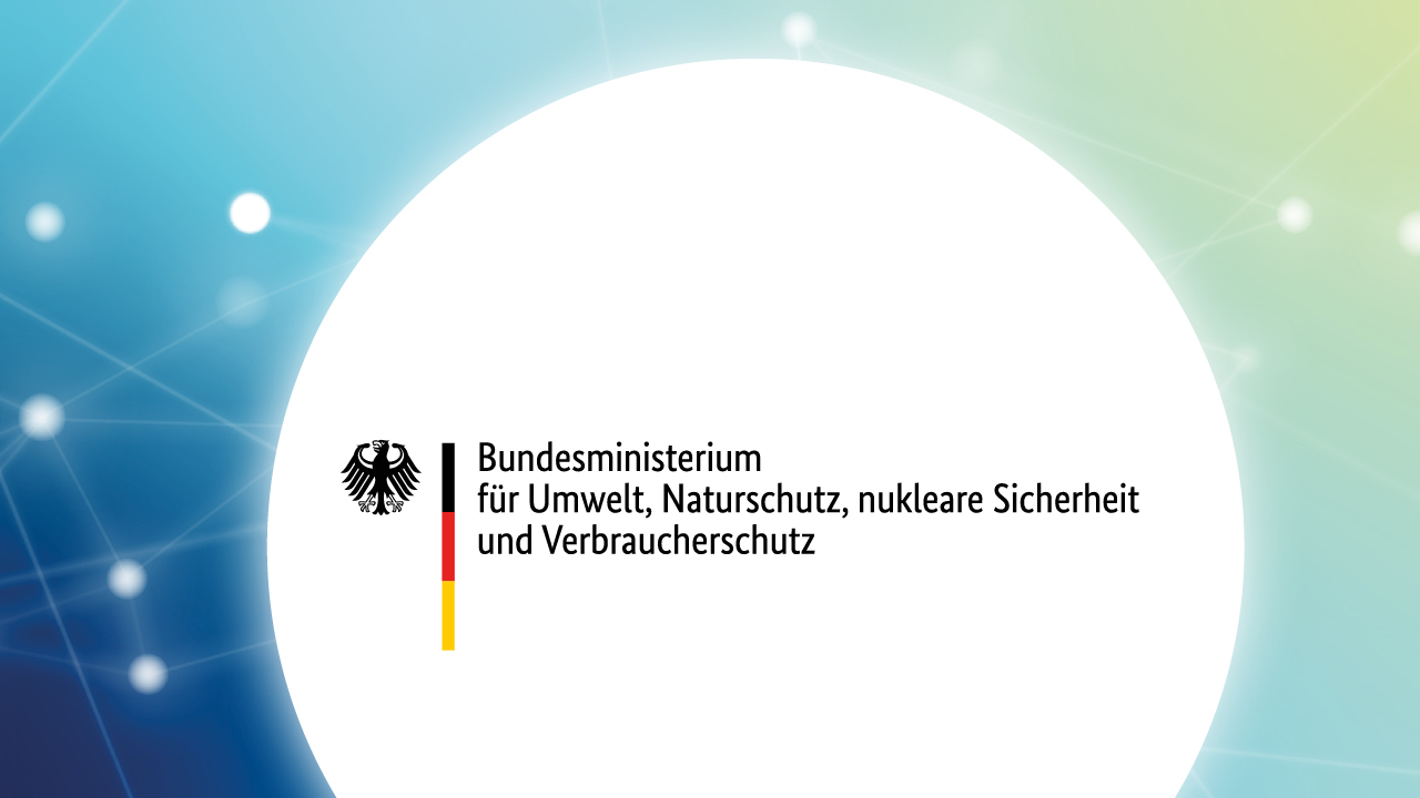 Das Logo des Bundesministerium für Umwelt, Naturschutz, nukleare Sicherheit und Verbraucherschutz