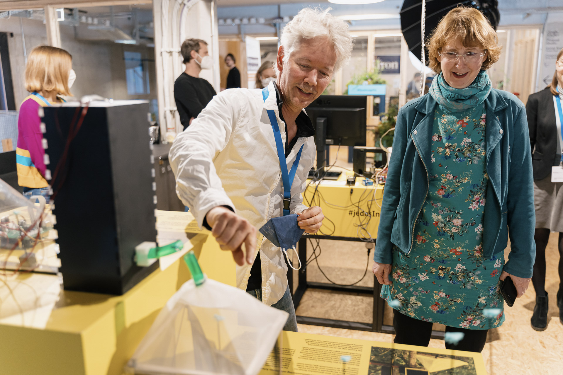 Staatssekretärin Dr. Christiane Rohleder und Prof. Dr. Frank Haußer